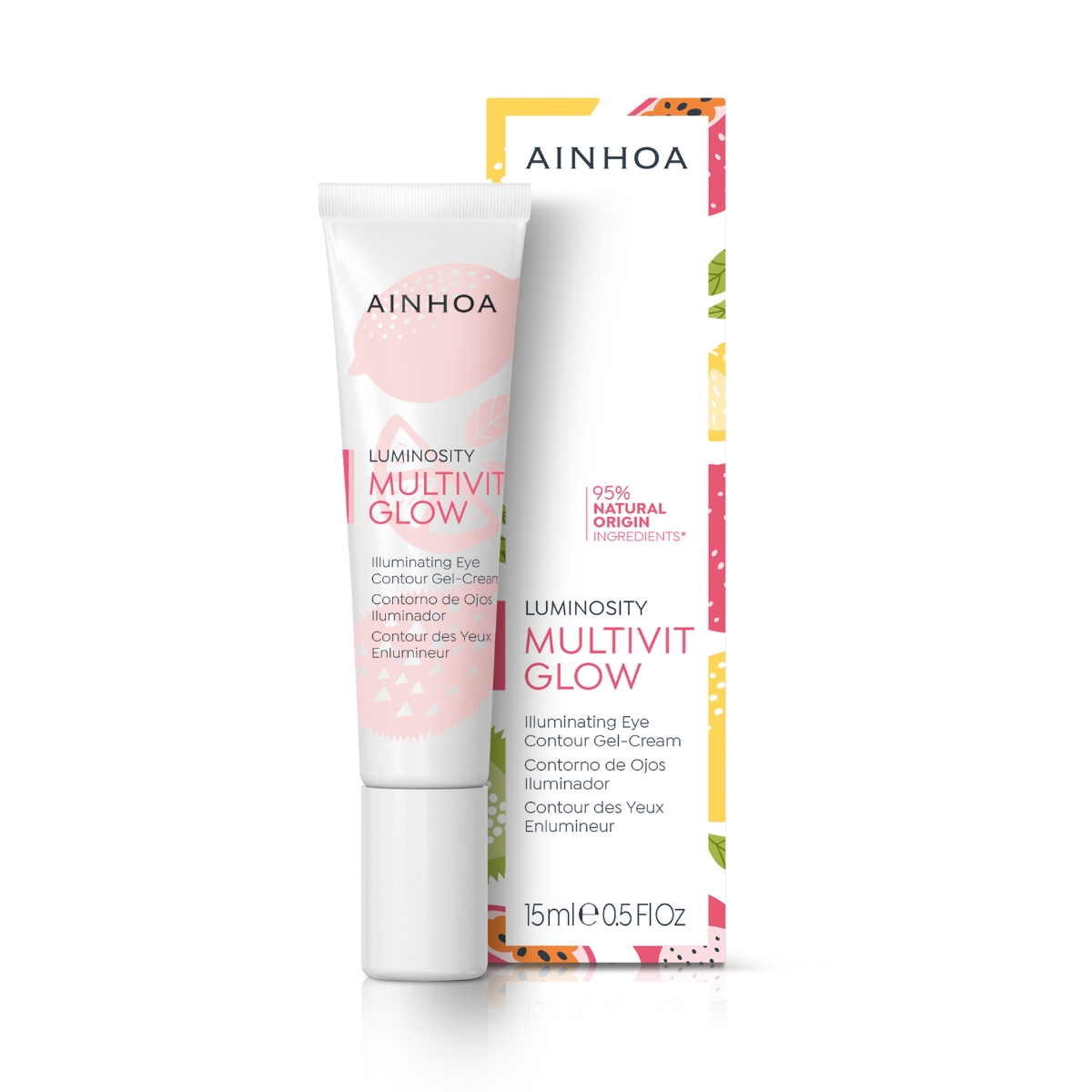 Contorno de ojos Multivit Glow Ainhoa 15 ml con envase