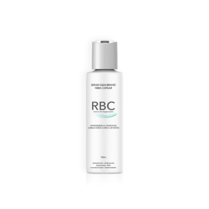 Sérum Equilibrante Fibra Capilar RBC 150ml que detoxifica, repara y aporta brillo al cabello, mejorando su textura y desenredado.