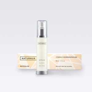 Crema facial Nutrialoe con vitamina C Naturnua – envase de 50ml
