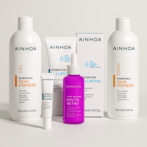 Ritual antiedad AINHOA Antiedad Firmeza con sérum Phyto Retin+, crema Hi-Luronic y contorno de ojos