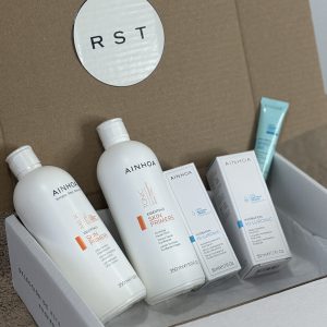 ritual hidratación ácido hialurónico ainhoa con productos completos en caja rst cosmetics