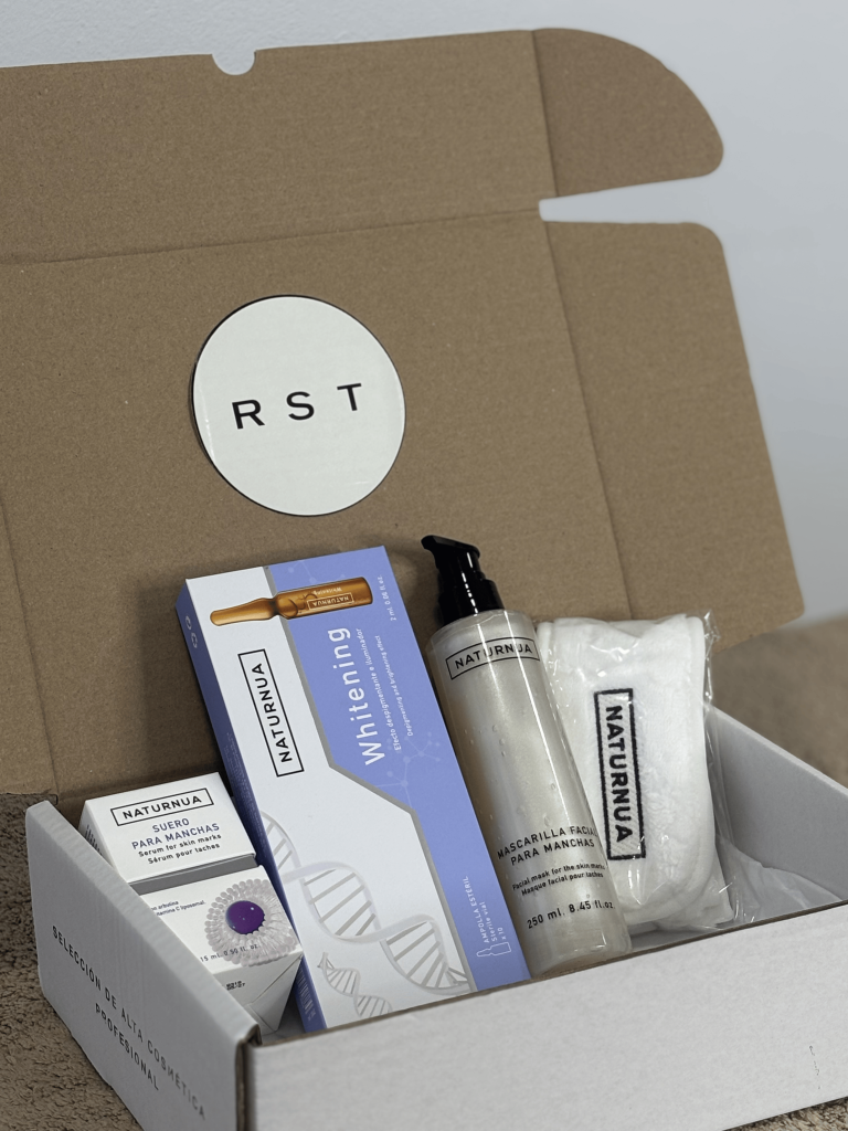 ritual manchas naturnua en 3 pasos tratamiento antimanchas con caja completa rst cosmetics